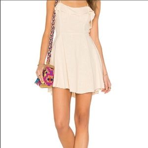 “More Than a Mini Dress in Beige” Free People